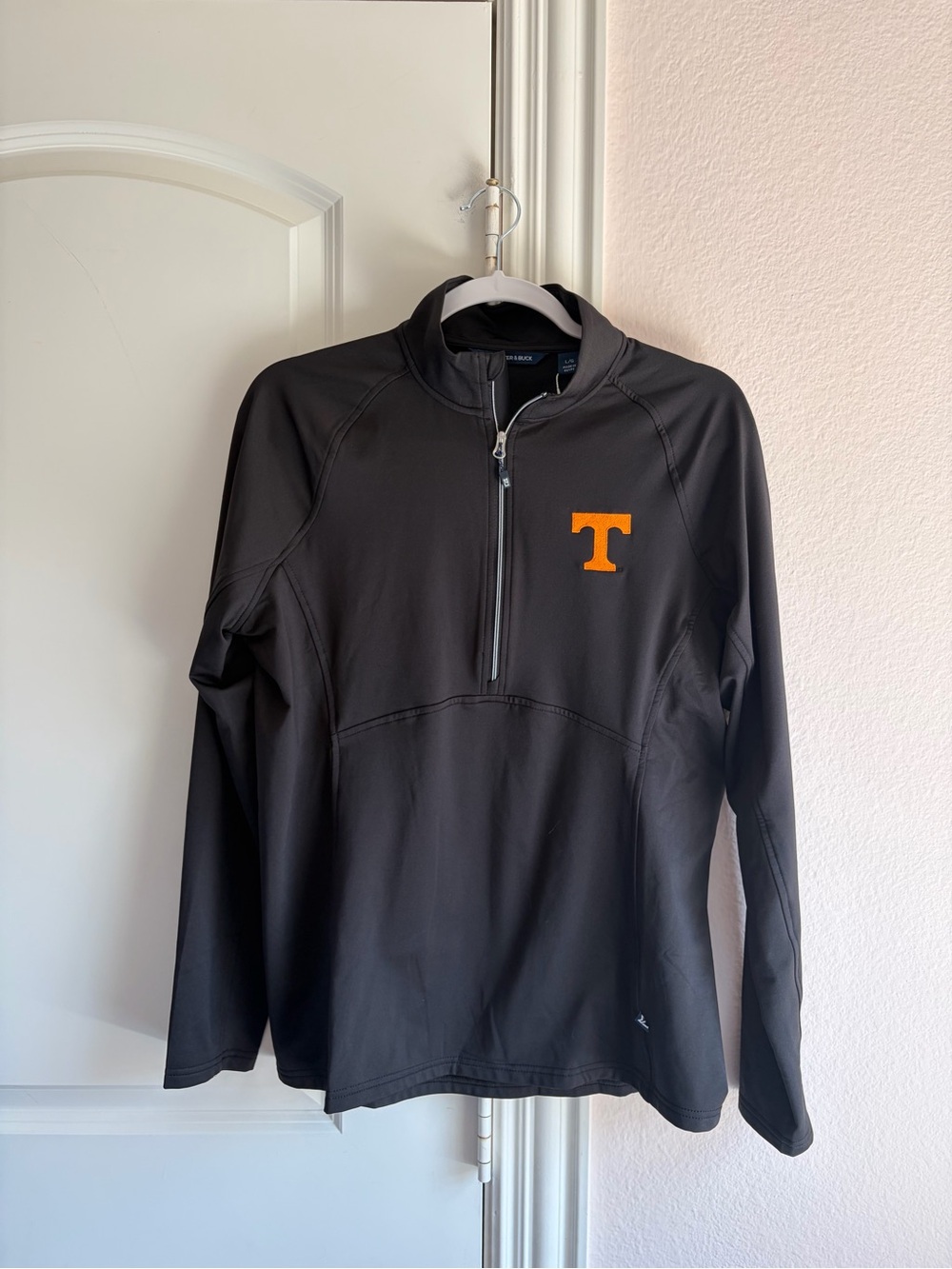Cutter & Buck Black Half-Zip Tennessee Pullover